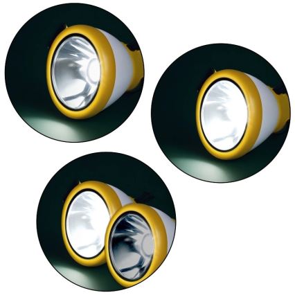 Himmennettävä kannettava ladattava LED-lamppu powerbank-toiminnolla LUMINA MINIO LED/5V 1800 mAh IP44 keltainen