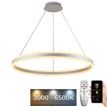 LED himmennettävä kattokruunu johdolla LED/110W/230V 3000-6500K halkaisija 80 cm + kaukosäädin
