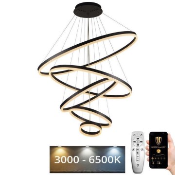 LED himmennettävä kattokruunu johdolla LED/210W/230V 3000-6500K halkaisija 100 cm + kaukosäädin