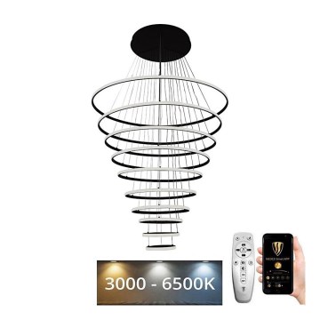 LED himmennettävä kattokruunu johdolla LED/365W/230V 3000-6500K halkaisija 100 cm + kaukosäädin