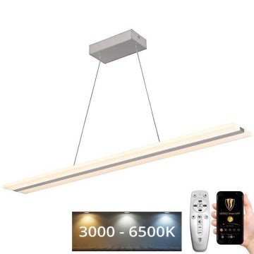 LED himmennettävä kattokruunu johdolla LED/40W/230V 3000-6500K valkoinen + kaukosäädin