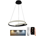LED himmennettävä kattokruunu johdolla LED/65W/230V 3000-6500K halkaisija 56 cm + kaukosäädin