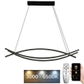 LED himmennettävä kattokruunu johdolla LED/70W/230V 3000-6500K + kaukosäädin