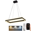 LED himmennettävä kattokruunu johdolla LED/80W/230V 3000-6500K + kaukosäädin