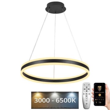 LED himmennettävä kattokruunu johdolla LED/85W/230V 3000-6500K halkaisija 60 cm + kaukosäädin