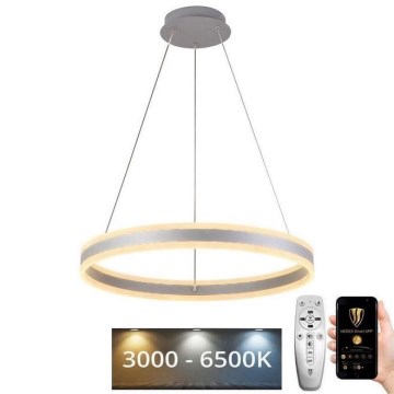 LED himmennettävä kattokruunu johdolla LED/85W/230V 3000-6500K halkaisija 60 cm + kaukosäädin