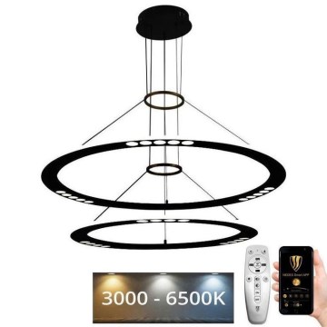 LED himmennettävä kattokruunu johdolla LED/90W/230V 3000-6500K + kaukosäädin