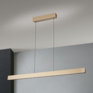 LED himmennettävä kattokruunu köydellä TARA LED/44W/230V 2700/3800/4500/5700K kulta