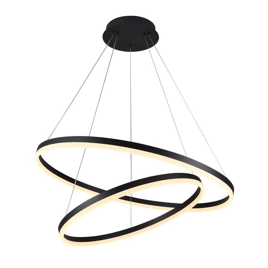 LED himmennettävä kattokruunu johdolla LED/100W/230V 3000-6500K halkaisija 80 cm + kaukosäädin