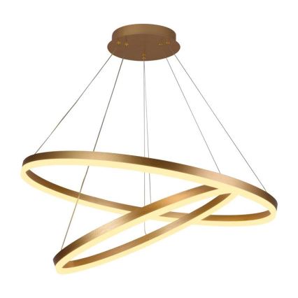 LED himmennettävä kattokruunu johdolla LED/100W/230V 3000-6500K halkaisija 80 cm + kaukosäädin