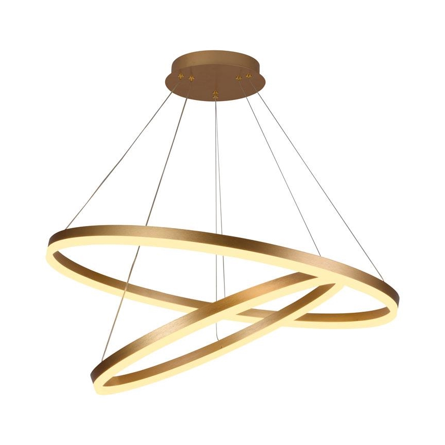 LED himmennettävä kattokruunu johdolla LED/100W/230V 3000-6500K halkaisija 80 cm + kaukosäädin