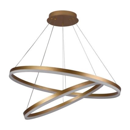 LED himmennettävä kattokruunu johdolla LED/100W/230V 3000-6500K halkaisija 80 cm + kaukosäädin