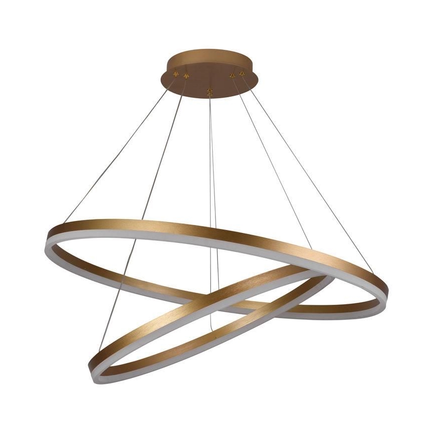 LED himmennettävä kattokruunu johdolla LED/100W/230V 3000-6500K halkaisija 80 cm + kaukosäädin