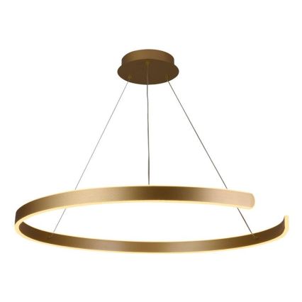 LED himmennettävä kattokruunu johdolla LED/100W/230V 3000-6500K halkaisija 80 cm + kaukosäädin