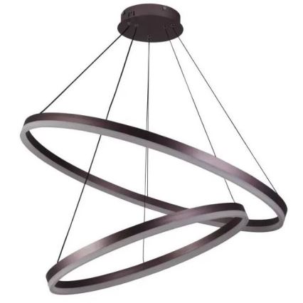 LED himmennettävä kattokruunu johdolla LED/100W/230V 3000-6500K halkaisija 80 cm + kaukosäädin