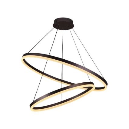 LED himmennettävä kattokruunu johdolla LED/100W/230V 3000-6500K halkaisija 80 cm + kaukosäädin