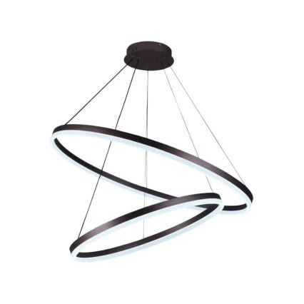 LED himmennettävä kattokruunu johdolla LED/100W/230V 3000-6500K halkaisija 80 cm + kaukosäädin