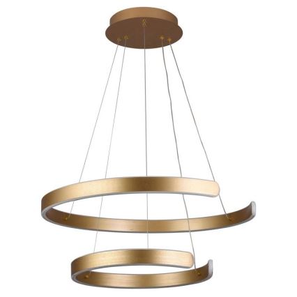 LED himmennettävä kattokruunu johdolla LED/120W/230V 3000-6500K halkaisija 60 cm + kaukosäädin