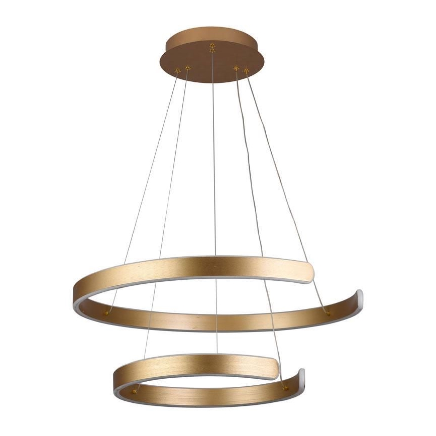 LED himmennettävä kattokruunu johdolla LED/120W/230V 3000-6500K halkaisija 60 cm + kaukosäädin