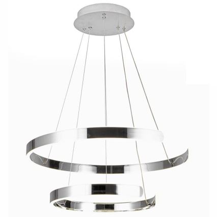 LED himmennettävä kattokruunu johdolla LED/120W/230V 3000-6500K halkaisija 60 cm + kaukosäädin