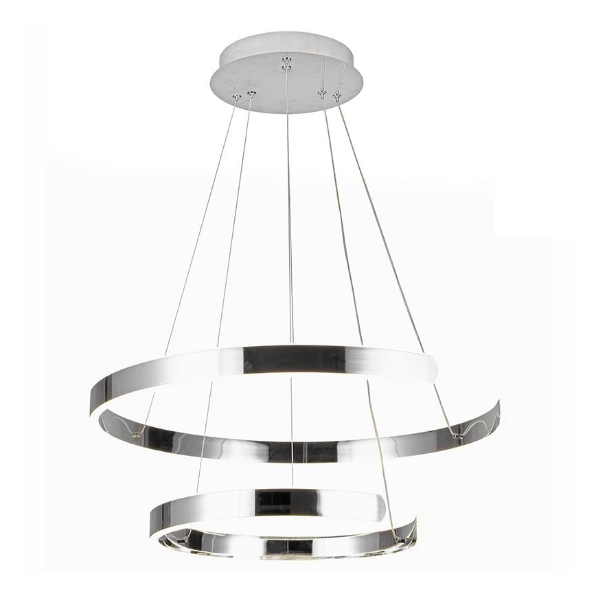 LED himmennettävä kattokruunu johdolla LED/120W/230V 3000-6500K halkaisija 60 cm + kaukosäädin