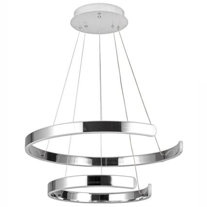 LED himmennettävä kattokruunu johdolla LED/120W/230V 3000-6500K halkaisija 60 cm + kaukosäädin