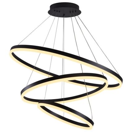 LED himmennettävä kattokruunu johdolla LED/125W/230V 3000-6500K halkaisija 80 cm + kaukosäädin