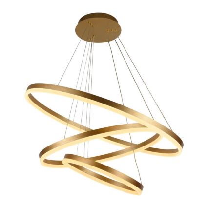 LED himmennettävä kattokruunu johdolla LED/125W/230V 3000-6500K halkaisija 80 cm + kaukosäädin