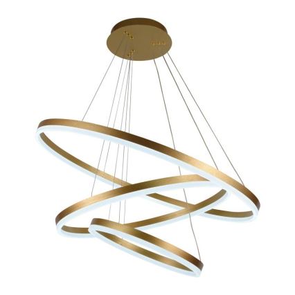 LED himmennettävä kattokruunu johdolla LED/125W/230V 3000-6500K halkaisija 80 cm + kaukosäädin