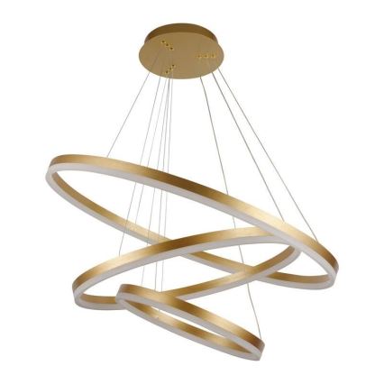 LED himmennettävä kattokruunu johdolla LED/125W/230V 3000-6500K halkaisija 80 cm + kaukosäädin