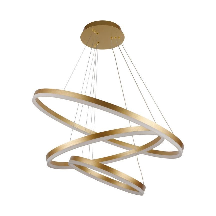 LED himmennettävä kattokruunu johdolla LED/125W/230V 3000-6500K halkaisija 80 cm + kaukosäädin