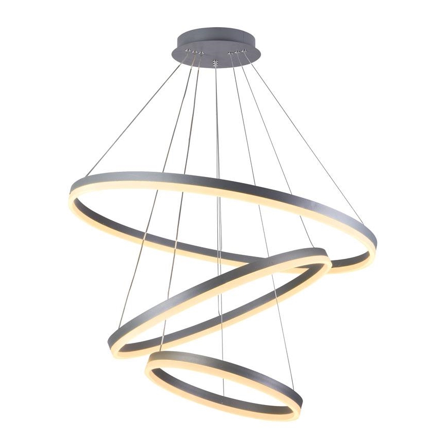 LED himmennettävä kattokruunu johdolla LED/125W/230V 3000-6500K halkaisija 80 cm + kaukosäädin