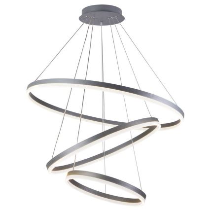 LED himmennettävä kattokruunu johdolla LED/125W/230V 3000-6500K halkaisija 80 cm + kaukosäädin