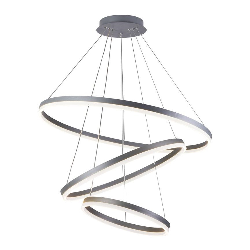 LED himmennettävä kattokruunu johdolla LED/125W/230V 3000-6500K halkaisija 80 cm + kaukosäädin