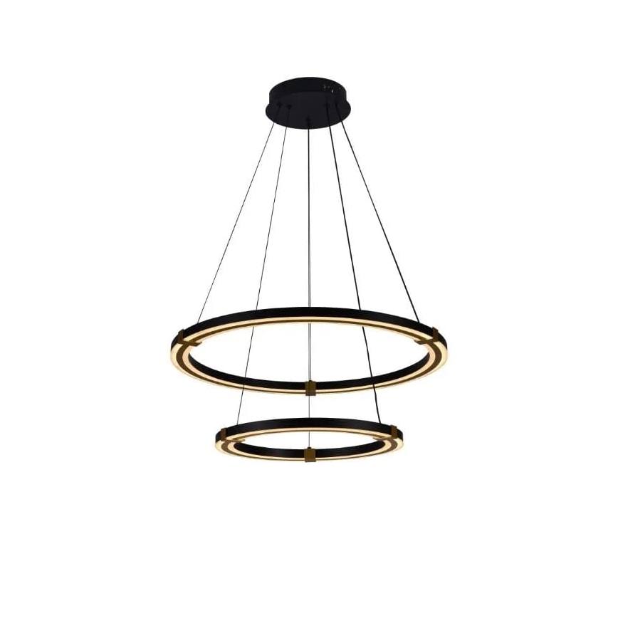LED himmennettävä kattokruunu johdolla LED/130W/230V 3000-6500K halkaisija 60 cm + kaukosäädin