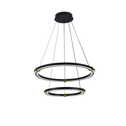LED himmennettävä kattokruunu johdolla LED/130W/230V 3000-6500K halkaisija 60 cm + kaukosäädin