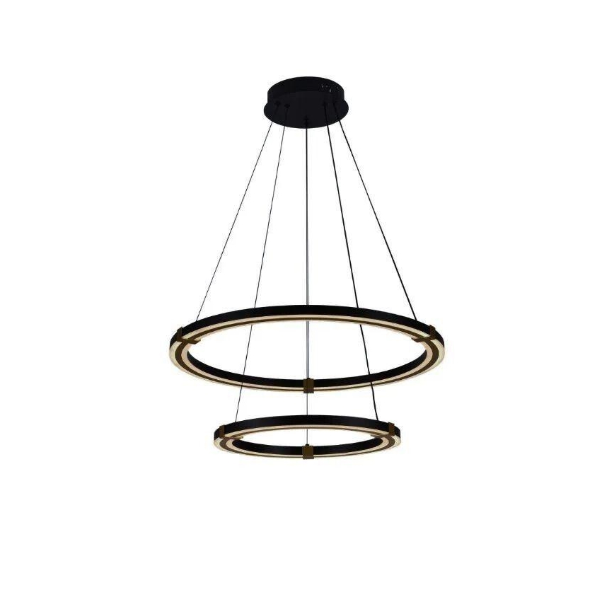 LED himmennettävä kattokruunu johdolla LED/130W/230V 3000-6500K halkaisija 60 cm + kaukosäädin