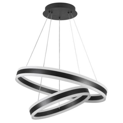 LED himmennettävä kattokruunu johdolla LED/135W/230V 3000-6500K halkaisija 60 cm + kaukosäädin