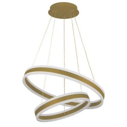 LED himmennettävä kattokruunu johdolla LED/135W/230V 3000-6500K halkaisija 60 cm + kaukosäädin