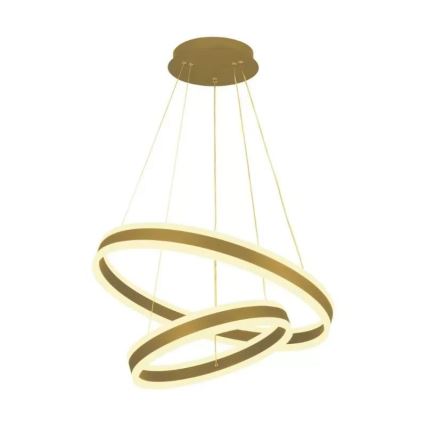 LED himmennettävä kattokruunu johdolla LED/135W/230V 3000-6500K halkaisija 60 cm + kaukosäädin