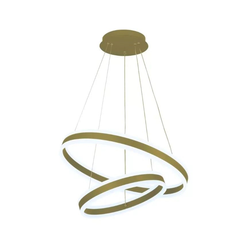 LED himmennettävä kattokruunu johdolla LED/135W/230V 3000-6500K halkaisija 60 cm + kaukosäädin