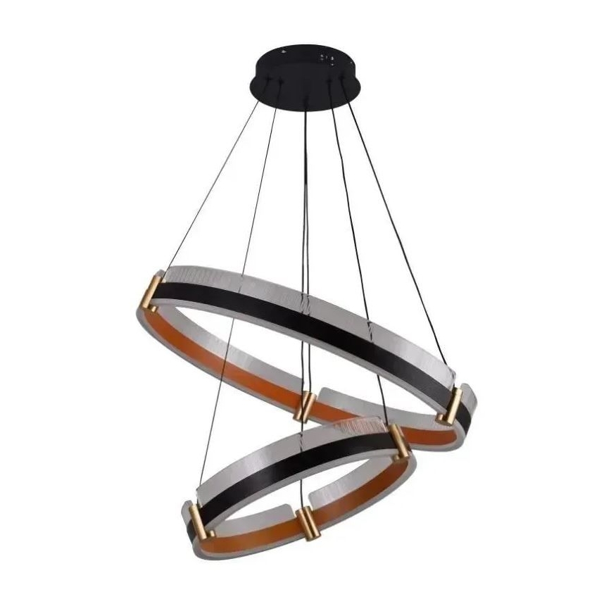 LED himmennettävä kattokruunu johdolla LED/140W/230V 3000-6500K halkaisija 60 cm + kaukosäädin