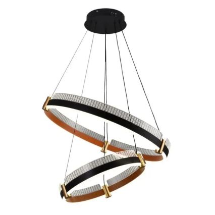 LED himmennettävä kattokruunu johdolla LED/140W/230V 3000-6500K halkaisija 60 cm + kaukosäädin