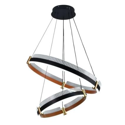 LED himmennettävä kattokruunu johdolla LED/140W/230V 3000-6500K halkaisija 60 cm + kaukosäädin