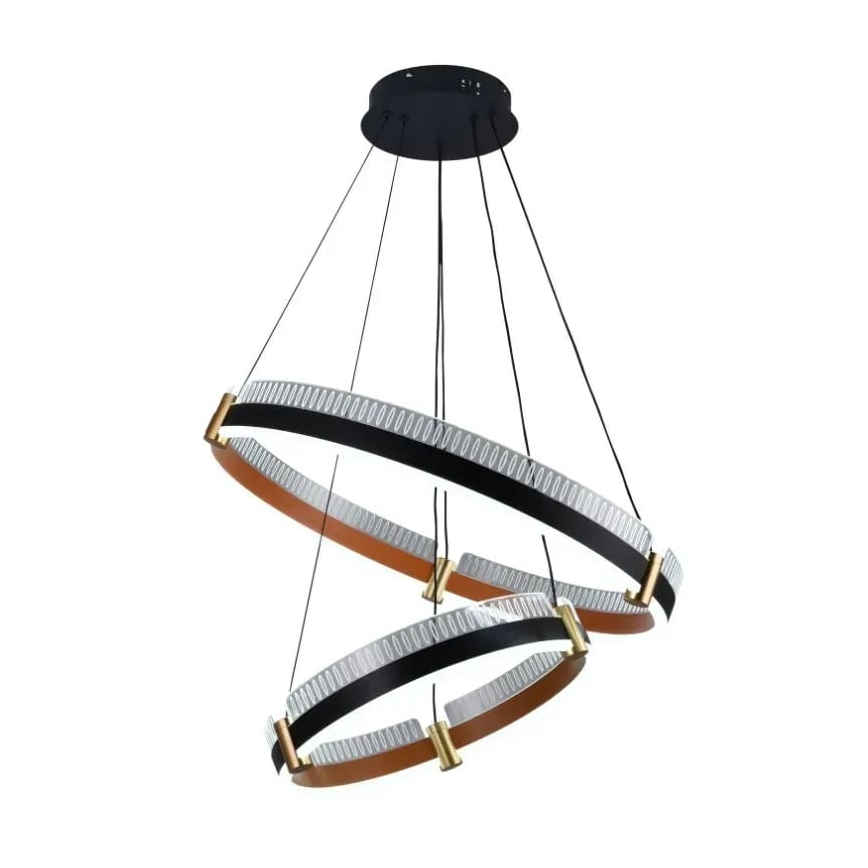 LED himmennettävä kattokruunu johdolla LED/140W/230V 3000-6500K halkaisija 60 cm + kaukosäädin