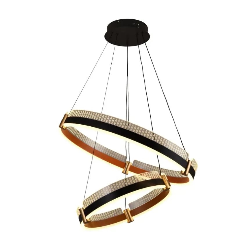 LED himmennettävä kattokruunu johdolla LED/140W/230V 3000-6500K halkaisija 60 cm + kaukosäädin