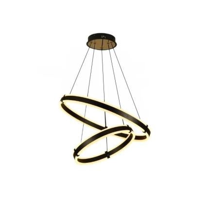 LED himmennettävä kattokruunu johdolla LED/140W/230V 3000-6500K halkaisija 60 cm + kaukosäädin