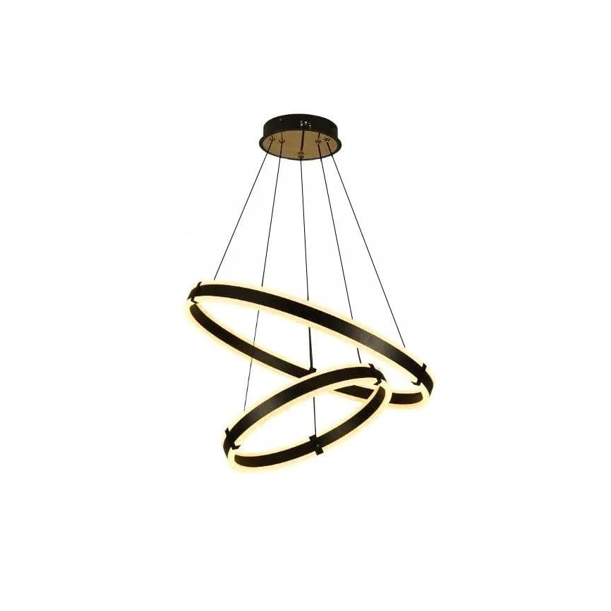 LED himmennettävä kattokruunu johdolla LED/140W/230V 3000-6500K halkaisija 60 cm + kaukosäädin