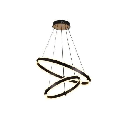 LED himmennettävä kattokruunu johdolla LED/140W/230V 3000-6500K halkaisija 60 cm + kaukosäädin