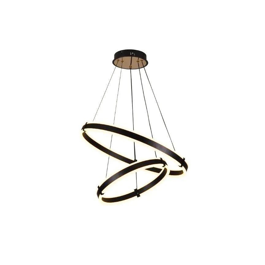 LED himmennettävä kattokruunu johdolla LED/140W/230V 3000-6500K halkaisija 60 cm + kaukosäädin